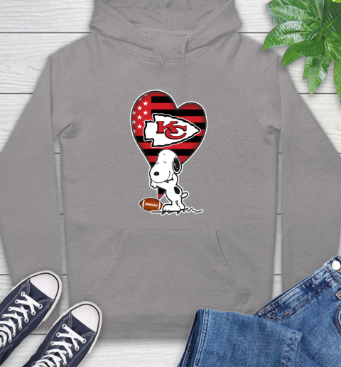 Kansas City Chiefs NFL Football The Peanuts Movie Adorable Snoopy Hoodie 6