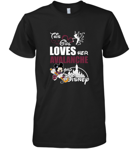 This Girl Love Her Colorado Avalanche And Mickey Disney Premium Men's T-Shirt
