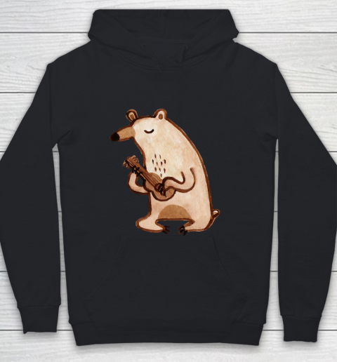 Father's Day Funny Gift Ideas Apparel  Ukulele Bear T Shirt Youth Hoodie