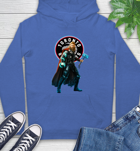 NBA Thor Avengers Endgame Basketball Toronto Raptors Hoodie 9