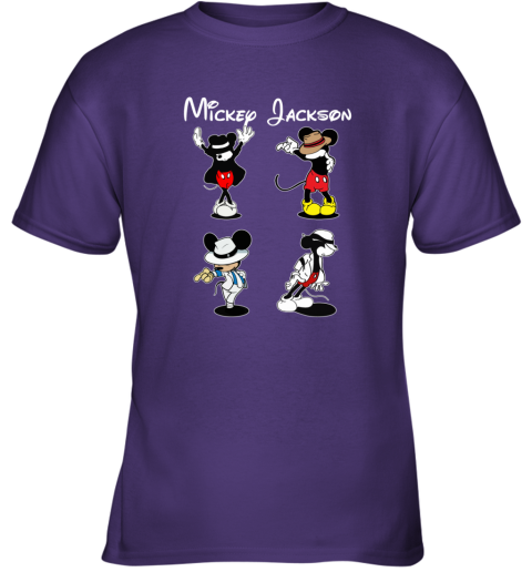 ou83 mickey jackson four style dance micheal jackson youth t shirt 26 front purple