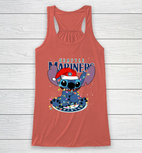 Seattle Mariners MLB noel stitch Baseball Christmas Racerback Tank 2