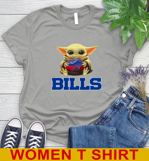 NFL Football Buffalo Bills Baby Yoda Star Wars Shirt Women's T-Shirt 11