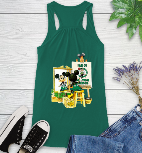 NBA Basketball Boston Celtics Mickey Drawing Shirt 40
