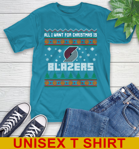 NBA All I Want For Christmas Is Portland Trail Blazers Basketball Sports 9