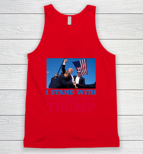 Trump Shot Shirt I Stand With President Trump Tank Top 4