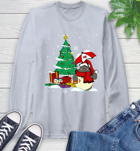 Tampa Bay Buccaneers NFL Football Cute Tonari No Totoro Christmas Sports Long Sleeve T-Shirt 6