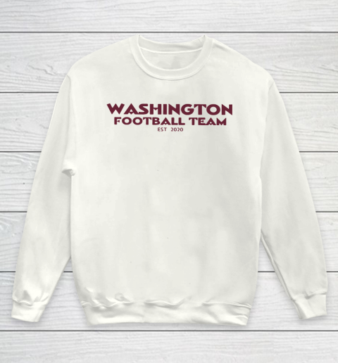 Washington Football Team Est 2020 Youth Sweatshirt