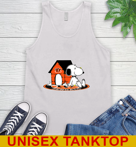 NFL Football Cincinnati Bengals Snoopy The Peanuts Movie Shirt Tank Top