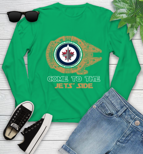 NHL Come To The Winnipeg Jets Wars Hockey Sports Youth Long Sleeve 7