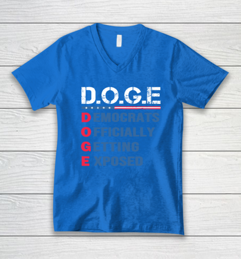 Trump D.O.G.E Department Of Government Efficiency V-Neck T-Shirt 4