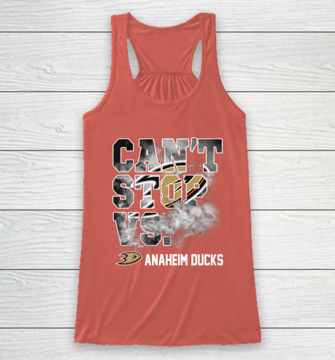 NHL Anaheim Ducks Hockey Can't Stop Vs Racerback Tank 3