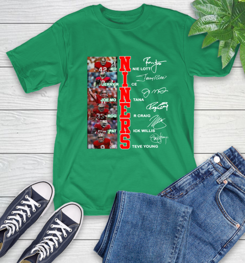 Niners Player Name And Signature San Francisco 49ers Shirts 8