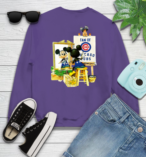 MLB Baseball Chicago Cubs Mickey Drawing Shirt 28