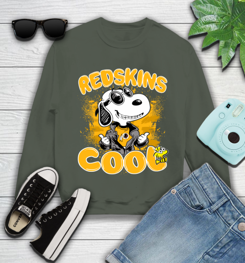NFL Football Washington Redskins Cool Snoopy Shirt Youth Sweatshirt 7