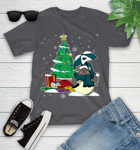 St.Louis Blues NHL Hockey Cute Tonari No Totoro Christmas Sports (2) Youth T-Shirt 6