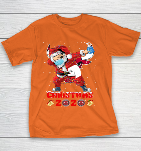 Chicago Bulls Funny Santa Claus Dabbing Christmas 2020 NBA Youth T-Shirt 4