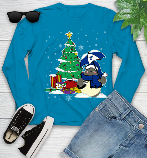 St.Louis Blues NHL Hockey Cute Tonari No Totoro Christmas Sports (1) Youth Long Sleeve 8