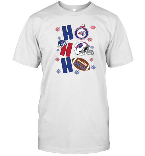 Buffalo Bills Hohoho Santa Claus Christmas Football NFL T-Shirt