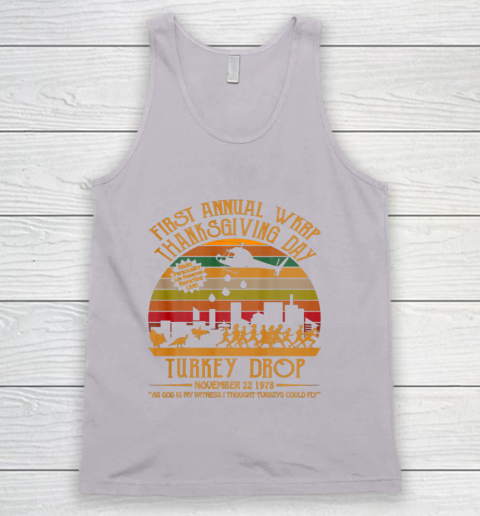 WKRP Thanksgiving Day Turkey Drop Tank Top 3