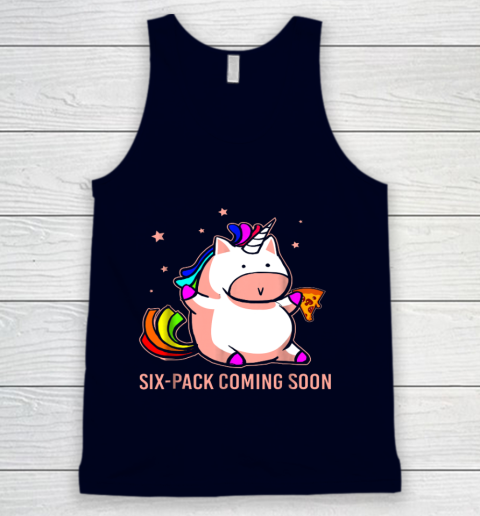 Unicorn Six Pack Funny Cute Shirt Coming Soon Fat Unicorn Tank Top 2