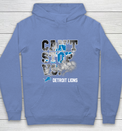 NFL Detroit Lions Can't Stop Vs Youth Hoodie 8
