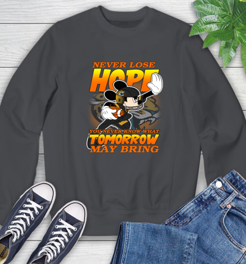 Jacksonville Jaguars NFL Football Mickey Disney Never Lose Hope Sweatshirt 6