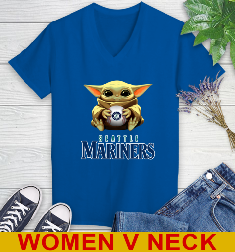 MLB Baseball Seattle Mariners Star Wars Baby Yoda Shirt 87