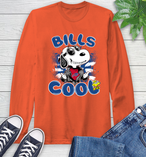 NFL Football Buffalo Bills Cool Snoopy Shirt Long Sleeve T-Shirt 4