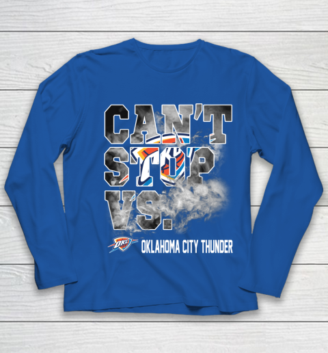 NBA Oklahoma City Thunder Basketball Can't Stop Vs Youth Long Sleeve 7