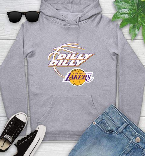 NBA Los Angeles Lakers Dilly Dilly Basketball Sports Youth Hoodie 6