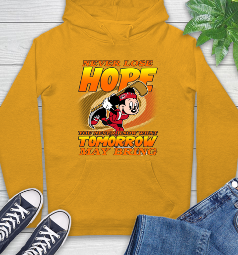 Carolina Hurricanes NHL Hockey ootball Mickey Disney Never Lose Hope Hoodie 2