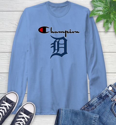 MLB Baseball Detroit Tigers Champion Shirt Long Sleeve T-Shirt 10
