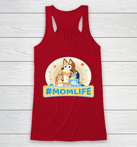 Bluey Mom Family For Life Racerback Tank 4