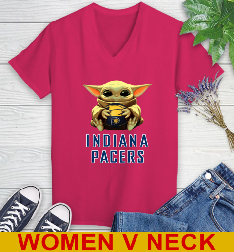 NBA Basketball Indiana Pacers Star Wars Baby Yoda Shirt 86