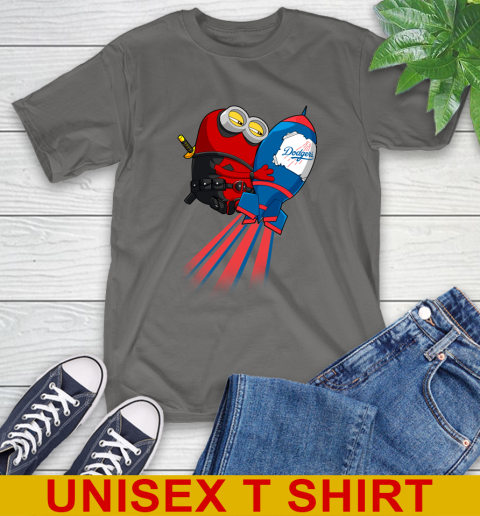 MLB Baseball Los Angeles Dodgers Deadpool Minion Marvel Shirt T-Shirt 10