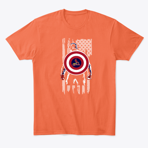 j3bv stlouis cardinals captain america marvel flag classic t shirt 2 front orange