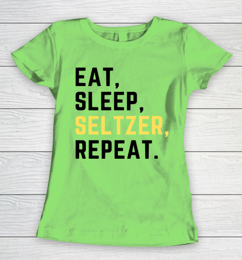 Bud Light Seltzer  Eat Sleep Seltzer Repeat Women's T-Shirt 5