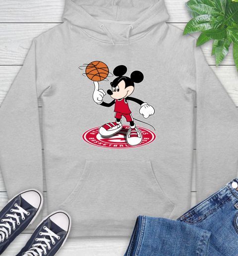 NBA Basketball Atlanta Hawks Cheerful Mickey Disney Shirt Hoodie 6