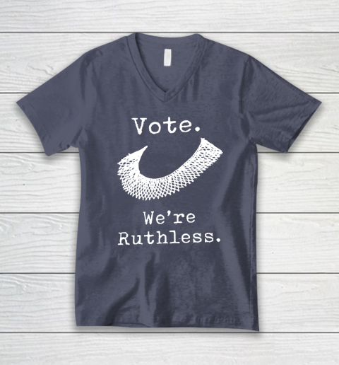 Women Vote We're Ruthless V-Neck T-Shirt 6