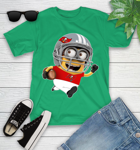 NFL Tampa Bay Buccaneers Minions Disney Football Sports Youth T-Shirt 6