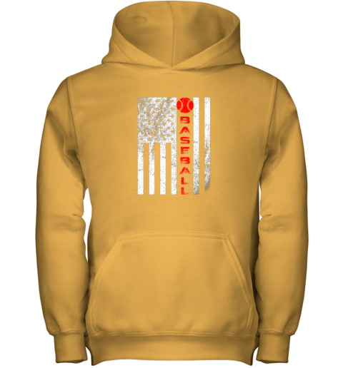 1sgd usa red whitevintage american flag baseball gift youth hoodie 43 front gold