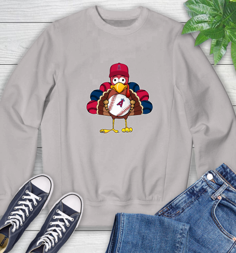 Los Angeles Angels Turkey thanksgiving Sweatshirt 12