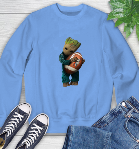 NFL Groot Guardians Of The Galaxy Football Sports Denver Broncos Sweatshirt 11