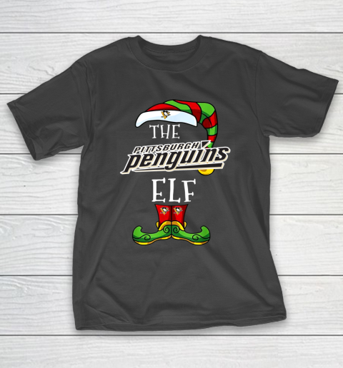 Pittsburgh Penguins Christmas ELF Funny NHL T-Shirt