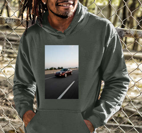 3urj the vintage retro 928 racing hoodie 23 front forest