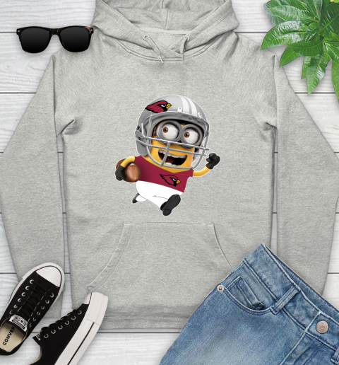 NFL Arizona Cardinals Minions Disney Football Sports Youth Hoodie