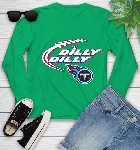 NFL Tennessee Titans Dilly Dilly Football Sports Youth Long Sleeve 6