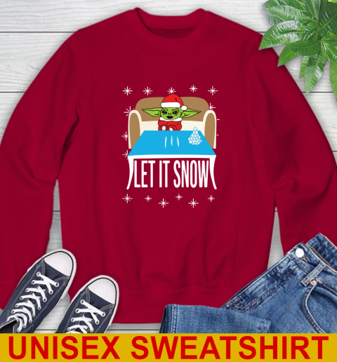 Christmas Baby Yoda And Cocaine Let It Snow Star Wars Shirts 33