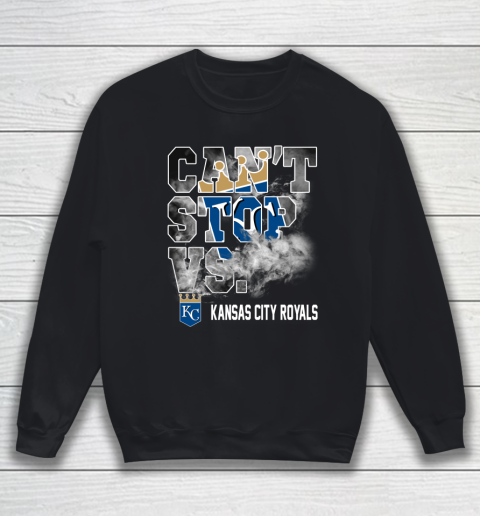 MLB Kansas City Royals Baseball Can't Stop Vs Kansas City Royals Sweatshirt
